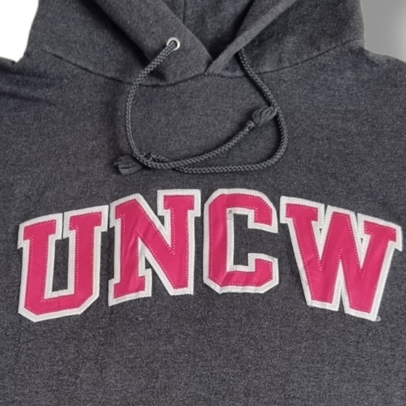 Champion UNCW Hoodie Dark Grey USA Hooded University Sweatshirt Mens Size Medium - Picture 4 of 9